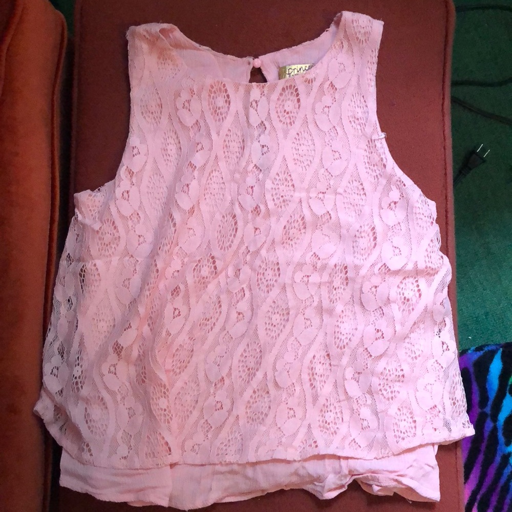 Princess Vera Wang Lace Tank Top